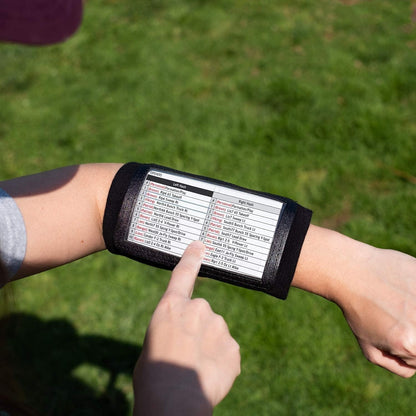 QB Playbook Wristband for Adult and Youth