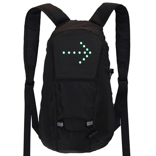 Bicycle Bag Waterproof Sport Backpack 15L LED Turn Signal Light Remote Control Safety Bag Outdoor Hiking Climbing Backpack